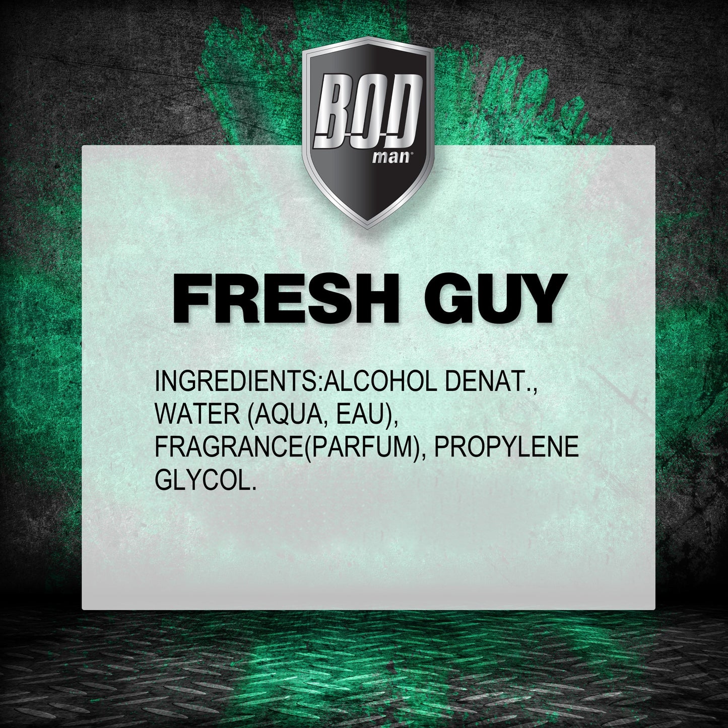 BOD Man Fragrance Body Spray, Fresh Guy, 8 fl oz