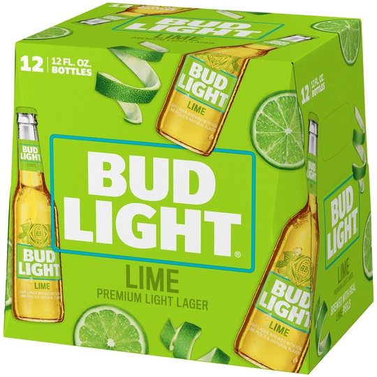 Bud Light Lime Beer, 12 Pack Beer, 12 fl oz Bottles, 4.2% ABV, Domestic