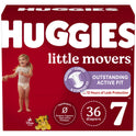 Huggies Little Movers Baby Diapers, Size 7, 36 Ct (Select for More Options)