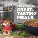 Hunt's Meat Flavored Pasta Sauce, 100% Natural Tomato Sauce, Spaghetti Sauce, 24 oz Can