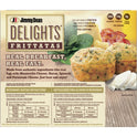 Jimmy Dean Delights Bacon & Spinach Frittatas, 12 oz, 6 Ct (Frozen)