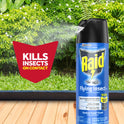 Raid Outdoor Defense System Flying Insect Killer Spray Value Size, 20 oz