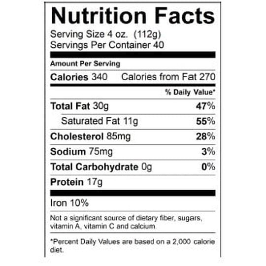 All Natural* 73% Lean/27% Fat Ground Beef, 10 lb Roll