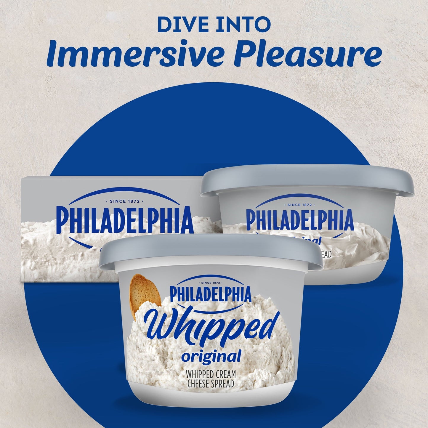 Philadelphia Original Whipped Cream Cheese Spread, 8 oz Tub