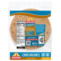 Mission Carb Balance Soft Taco Whole Wheat Tortillas, 8 Count