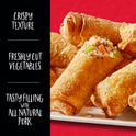 Pagoda Crunchy Pork Egg Rolls with authentic seasoning