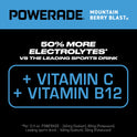 POWERADE Electrolyte Enhanced Mountain Berry Blast Sport Drink, 20 fl oz, Bottle