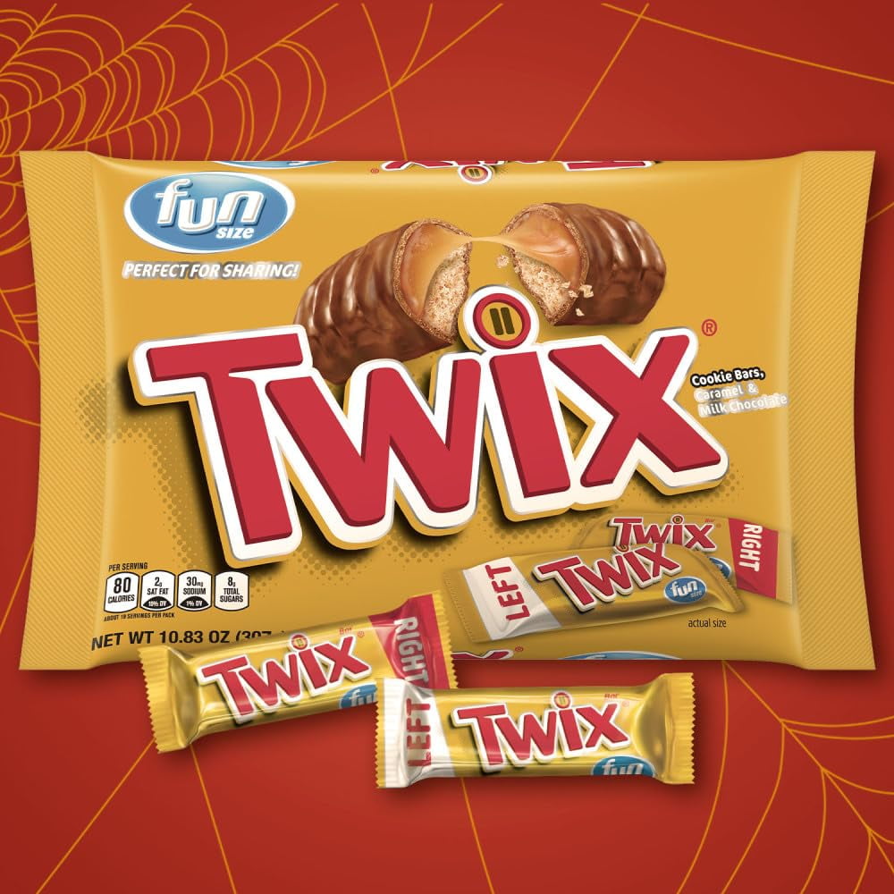 Twix Fun Size Caramel Cookie Chocolate Bars - 10.83 oz Bag