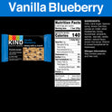 KIND Healthy Grains Gluten Free Vanilla Blueberry Snack Bars, 1.2 oz, 5 Count