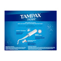 Tampax Pearl Tampons Trio Multipack with LeakGuard Braid, Light/Regular/Super Absorbency, 64 Ct