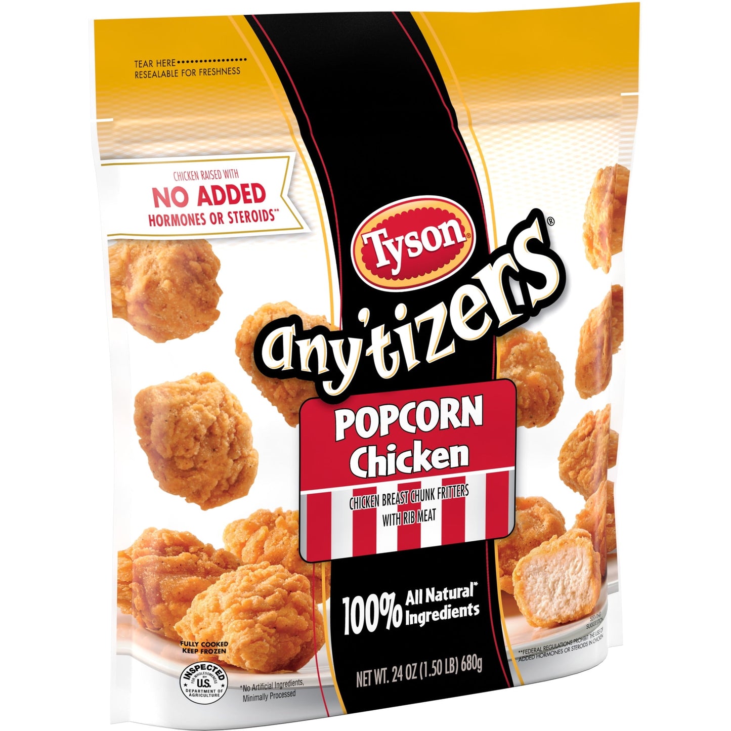 Tyson Any'tizers Popcorn Chicken, 1.5 lb Bag (Frozen)