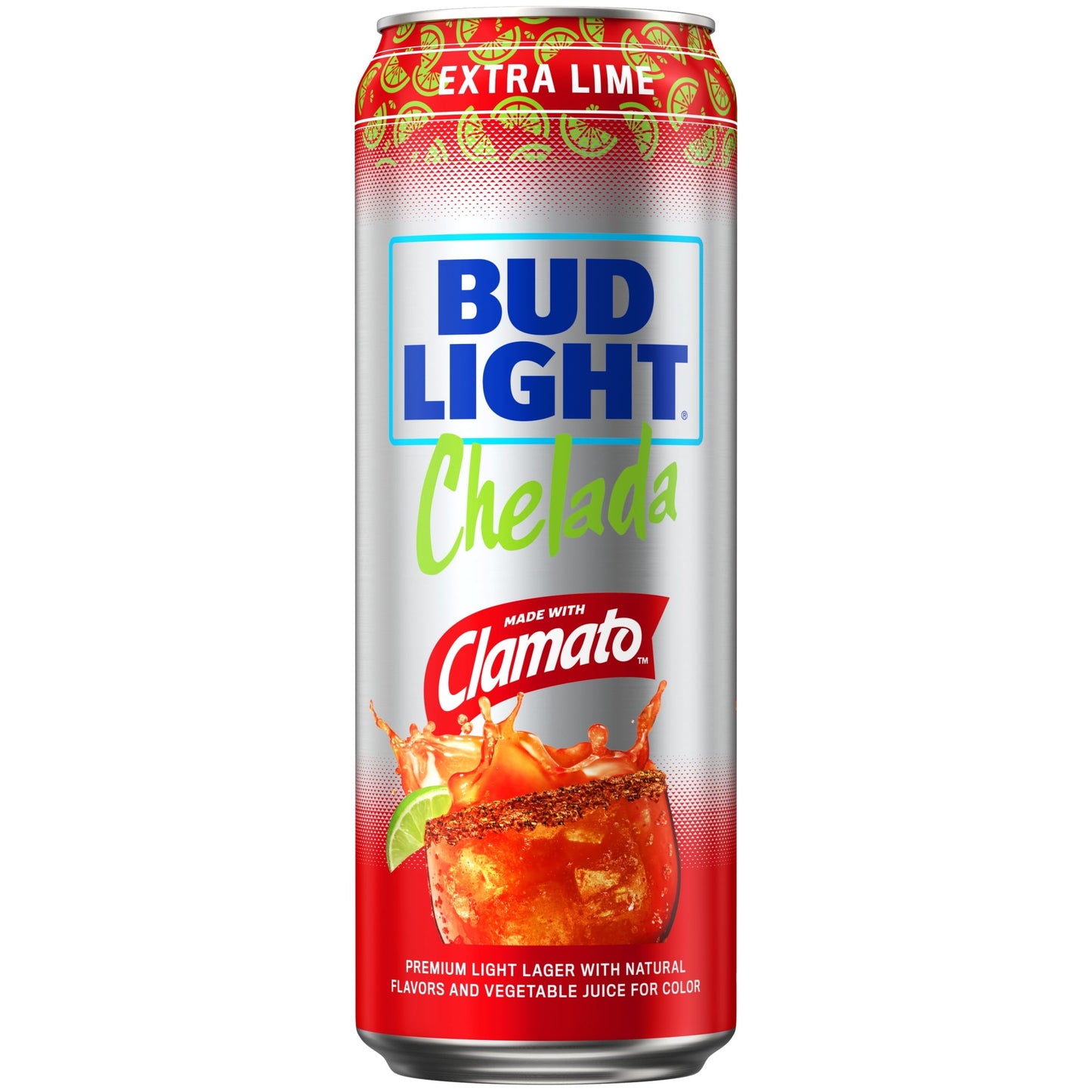 Bud Light Extra Lime Chelada 25 fl oz Aluminum Can, 4.2% ABV, Domestic