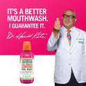 TheraBreath Anticavity Fluoride Mouthwash, Sparkle Mint, Dentist Formulated,  1 Liter