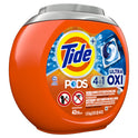 Tide PODS Liquid Laundry Detergent Pacs, 4-n-1 Ultra Oxi, HE Compatible, 43 Count