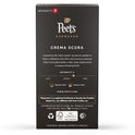 Peet's Coffee Crema Scura Espresso Coffee Pods, Premium Medium Roast Intensity 9, 10 Count, Single Serve Capsules Compatible with Nespresso Original