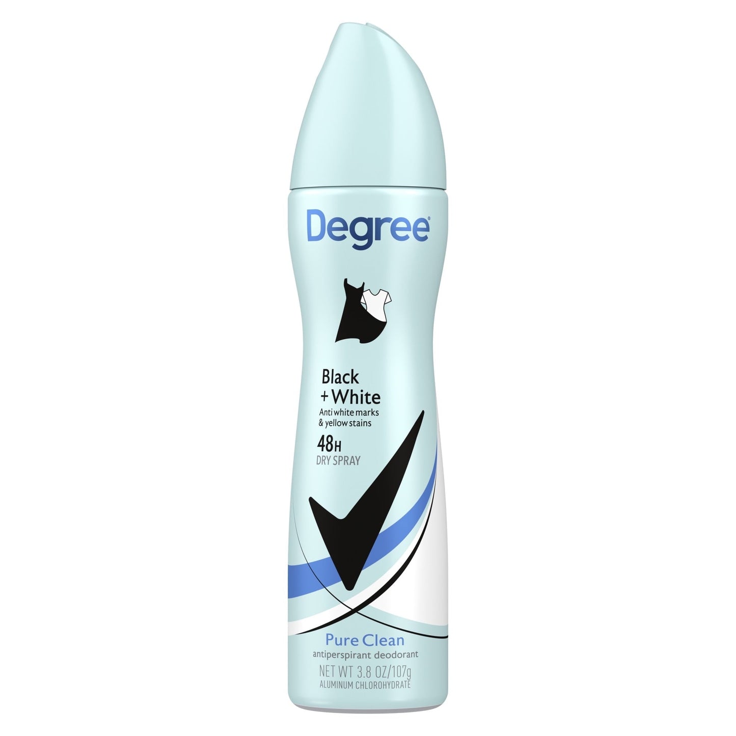 Degree Ultra Clear Long Lasting Women's Antiperspirant Deodorant Dry Spray, Pure Clean, 3.8 oz