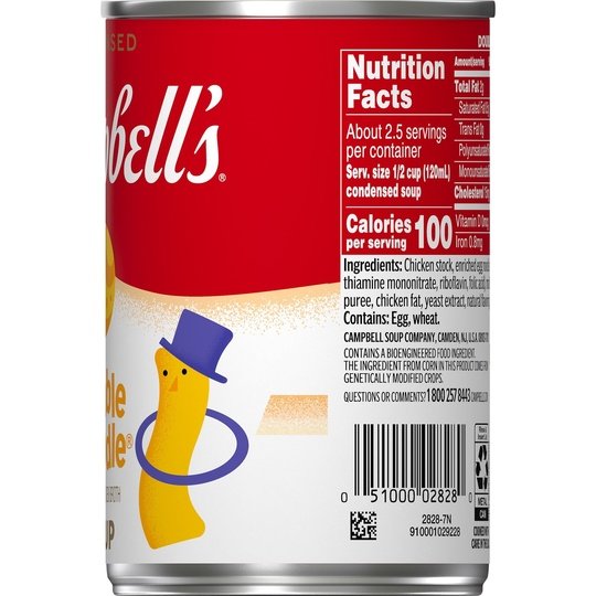 Campbell's Condensed Kids Soup, Double Noodle Soup, 10.5 Ounce Can