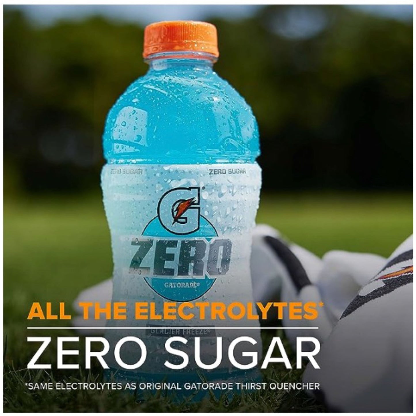 Gatorade G Zero Sugar Lemon Lime Thirst Quencher Sports Drink, 20 oz, 8 Pack Bottles