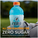 Gatorade G Zero Sugar Fruit Punch Thirst Quencher Sports Drink, 12 oz, 12 Pack Bottles