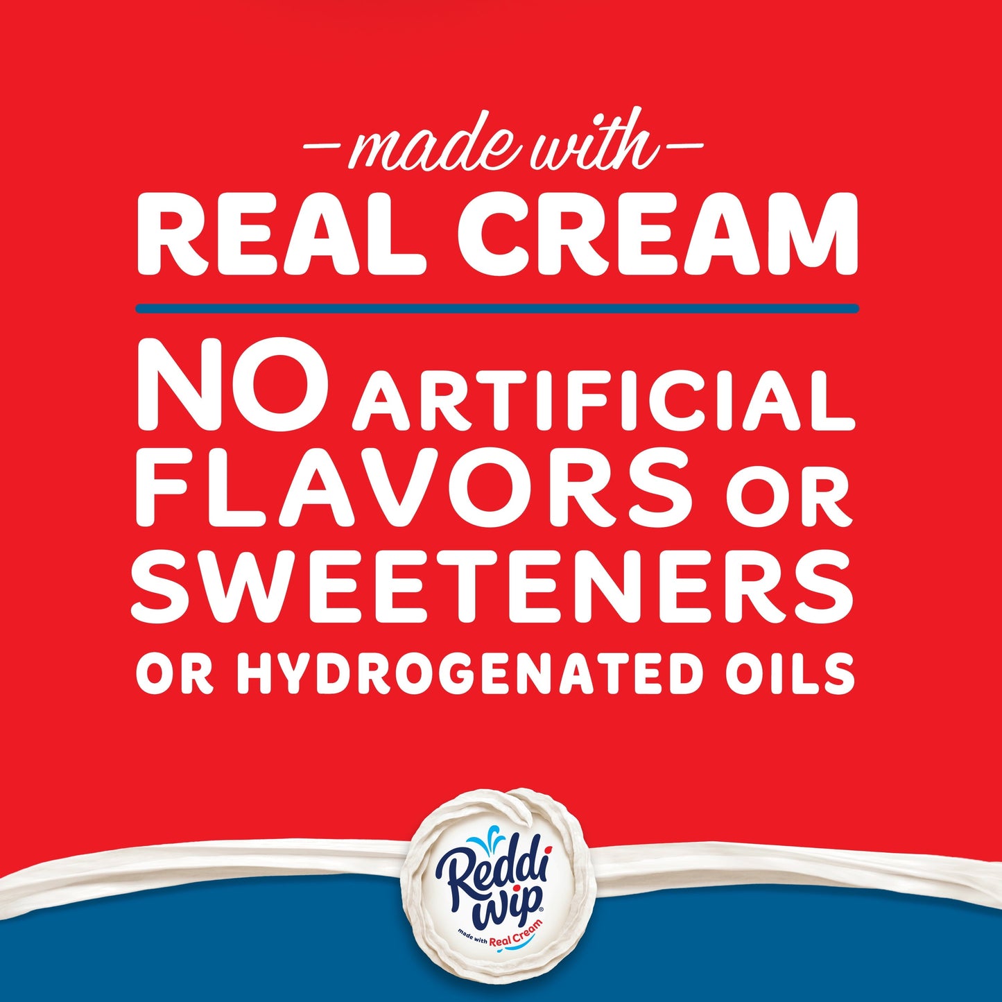 Reddi Wip Original Whipped Topping Made with Real Cream, 13 oz Spray Can