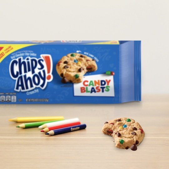 CHIPS AHOY! Candy Blast Family Size Cookies, 18.9 oz