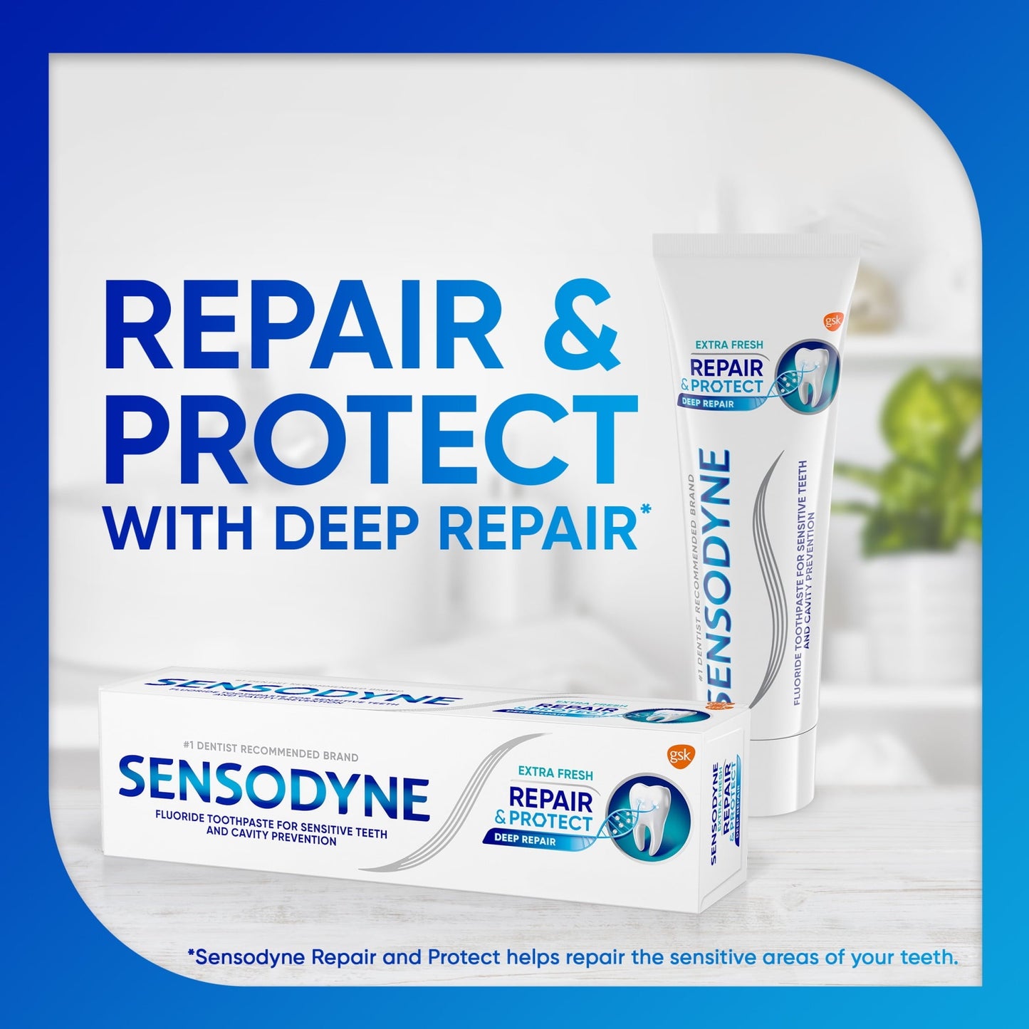 Sensodyne Repair and Protect Sensitive Toothpaste, Extra Fresh, 3.4 Oz