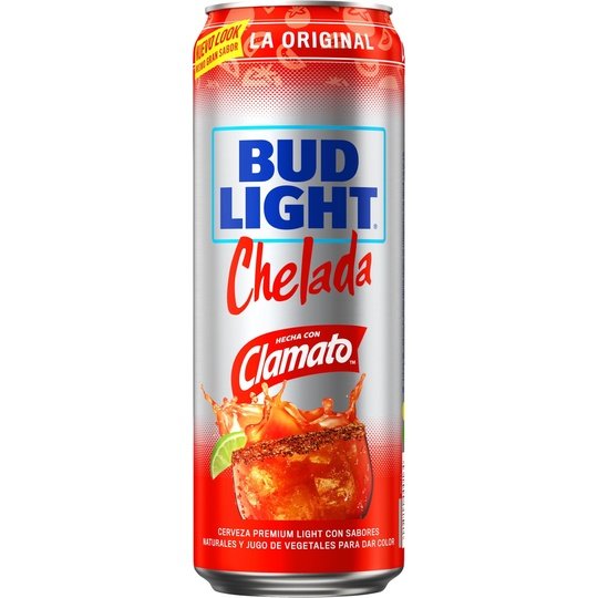 Bud Light Chelada With Clamato 25oz Beer 1 Aluminum Can, 4.2% ABV, Domestic