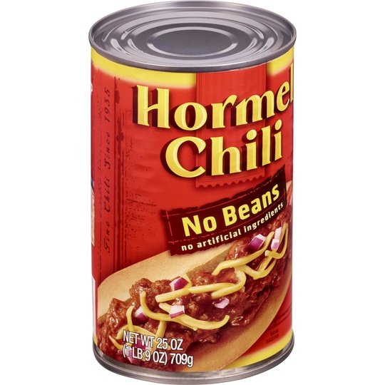 HORMEL Chili No Beans, 25 oz