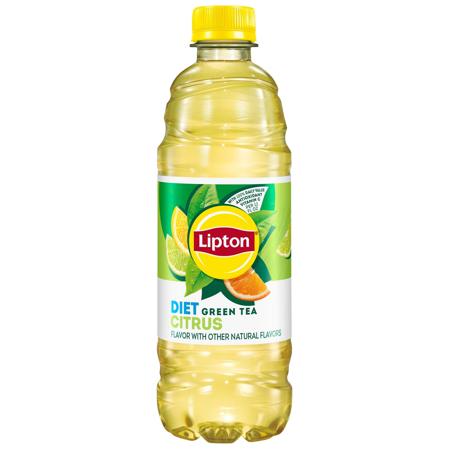 Lipton Diet Iced Green Tea, Citrus Bottle Tea Drink, 16.9 fl oz, 12 Bottles