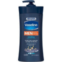 Vaseline Men Healing Moisture Cooling Non Greasy Body Lotion for Dry Skin, 20.3 fl oz