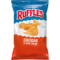 Ruffles Potato Chips Cheddar & Sour Cream Flavored 8 Oz