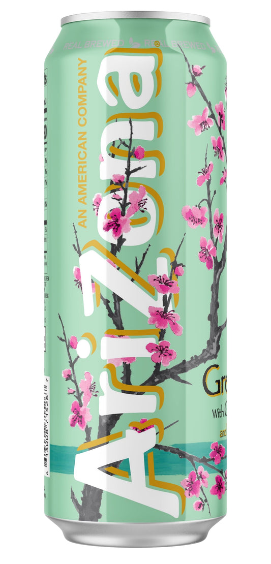 Arizona Green Tea with Ginseng and Honey - 22 fluid ounce aluminum cans