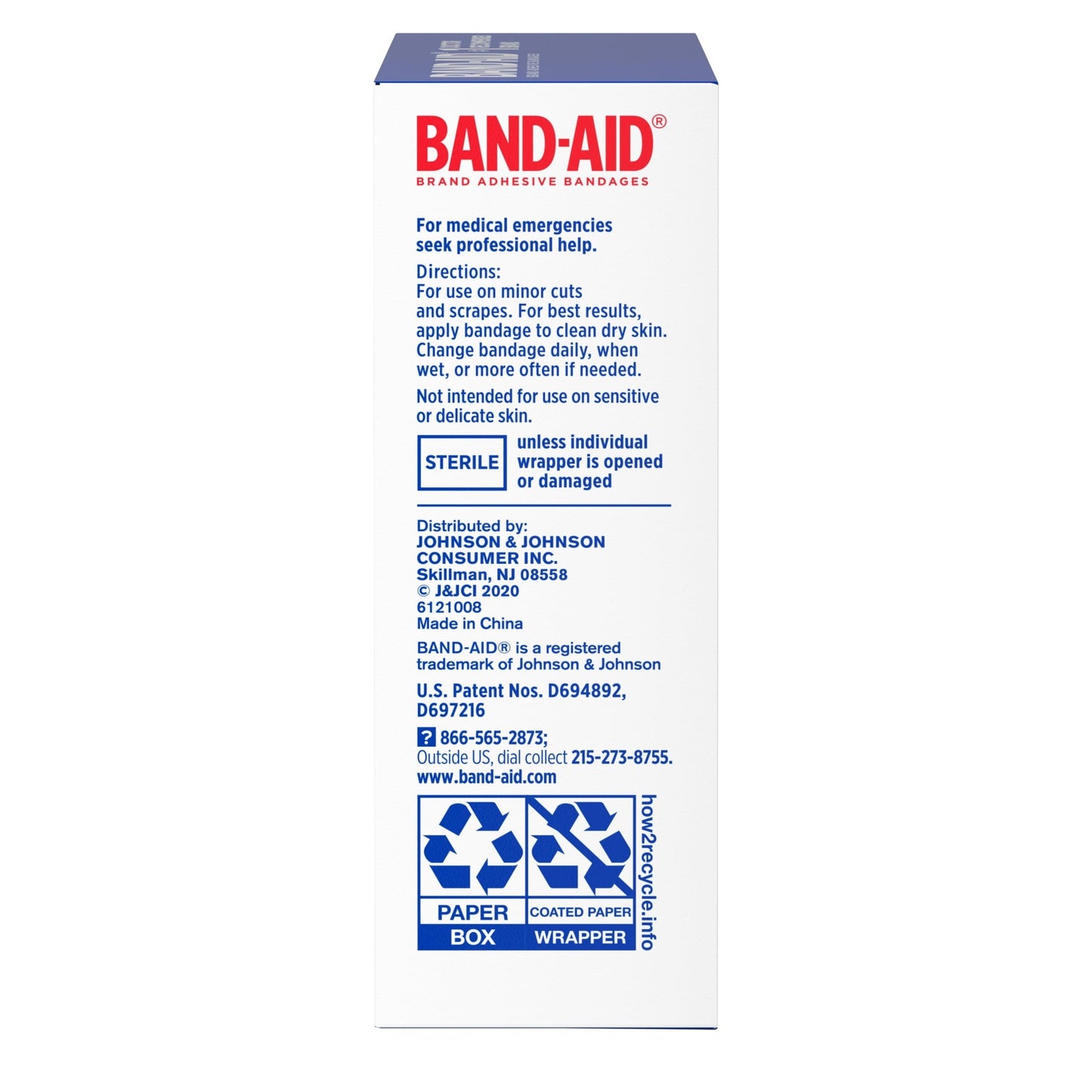 Band-Aid Brand Tough Strips Durable Adhesive Bandage, One Size, 20 ct