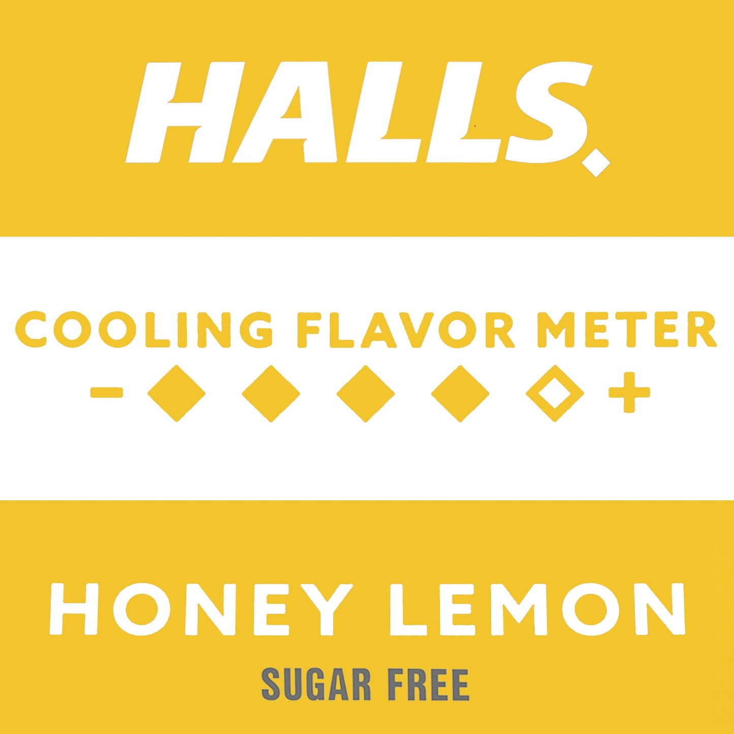 HALLS Relief Honey Lemon Sugar Free Cough Drops, Economy Pack, 70 Drops