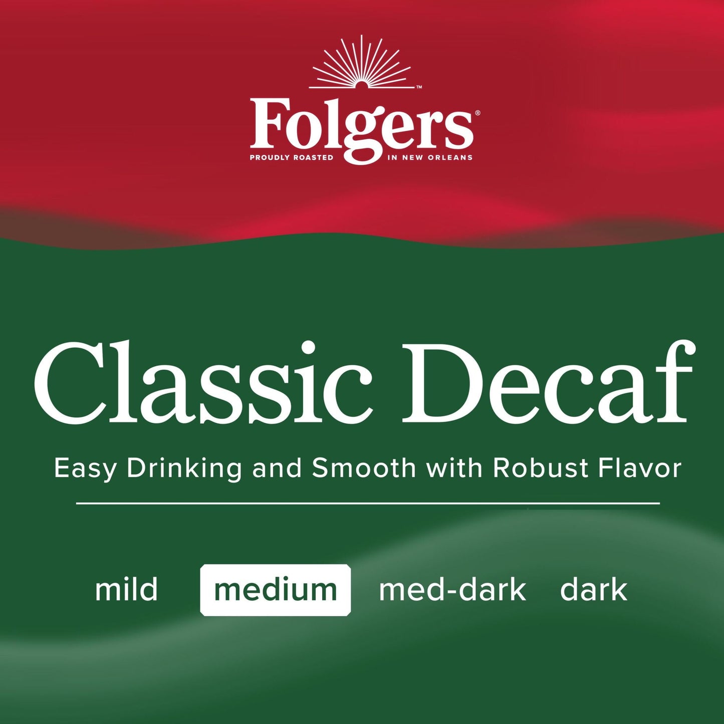 Folgers Classic Decaf Instant Coffee, 8-Ounce Jar