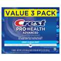 Crest Pro Health Advanced Deep Clean Toothpaste, Mint, 5.1 oz, 3 Pack