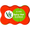 V8 Spicy Hot 100% Vegetable Juice, 11.5 fl oz Can (Pack of 6)