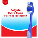 Colgate Extra Clean Toothbrush, Medium Bulk Toothbrush Pack, 6 Pack