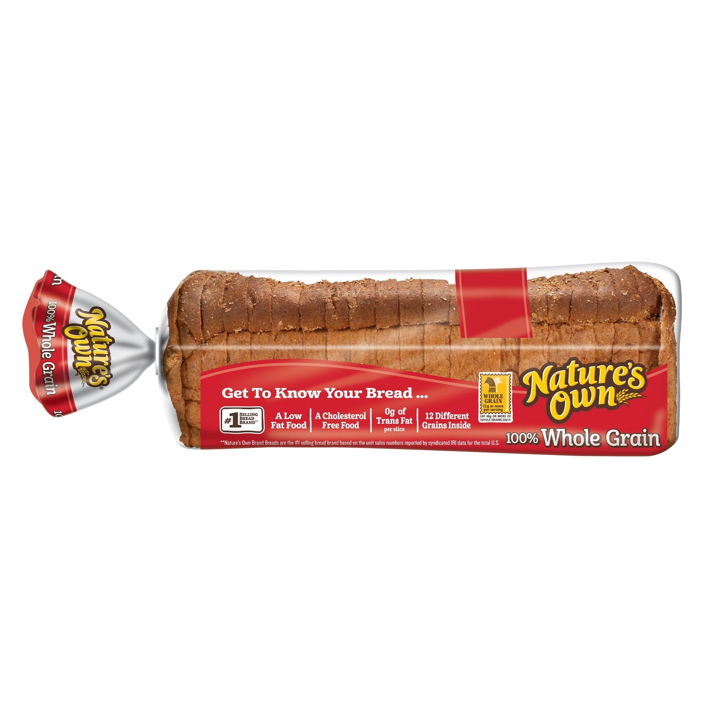 Nature's Own 100% Whole Grain Sliced Sandwich Bread, 20 oz