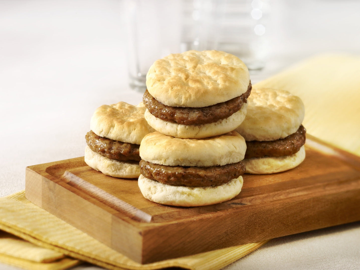 Jimmy Dean Sausage Biscuit Snack Size Sandwich, 34 oz, 20 Count (Frozen)