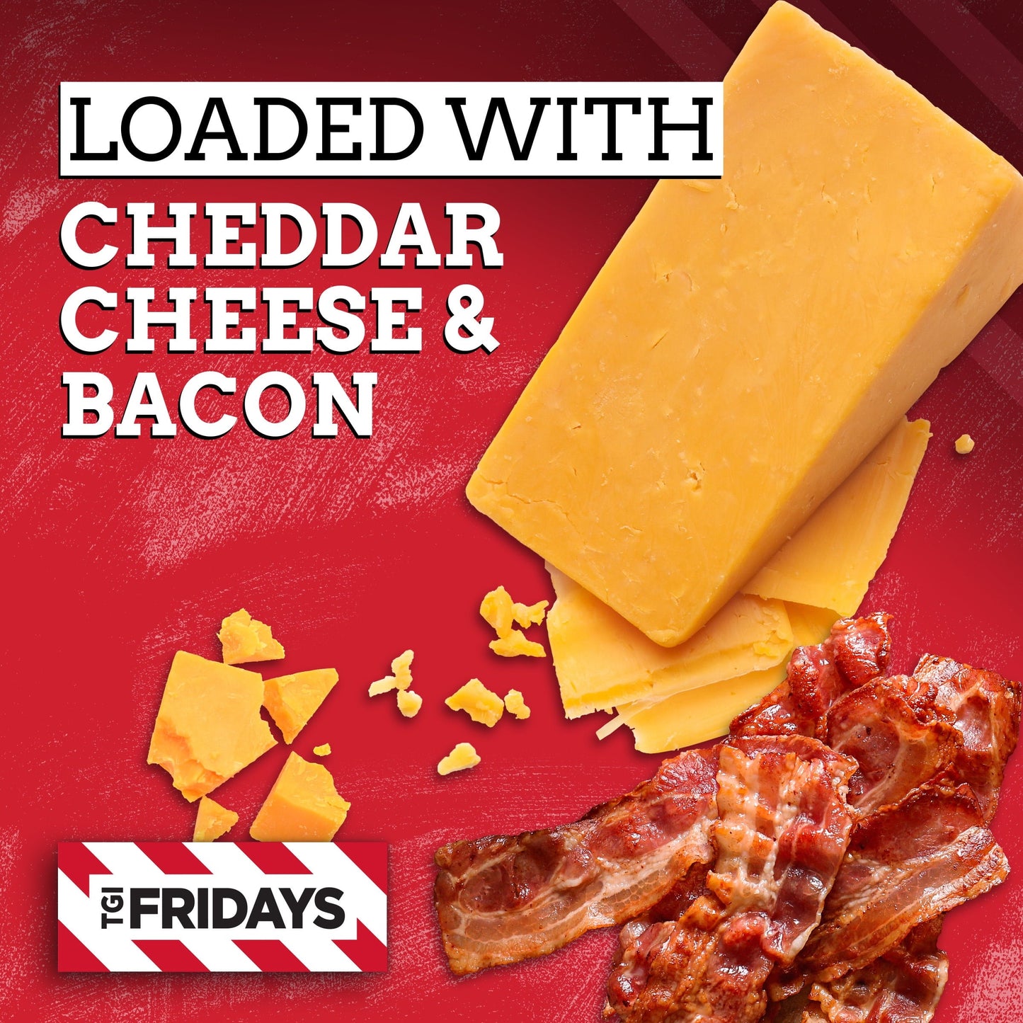 TGI Fridays Loaded Cheddar & Bacon Potato Skins Value Size Frozen Snacks & Appetizers, 22.3 oz Box Giant