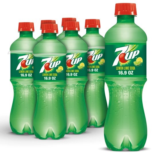 7UP Lemon Lime Soda, .5 L bottles, 6 pack