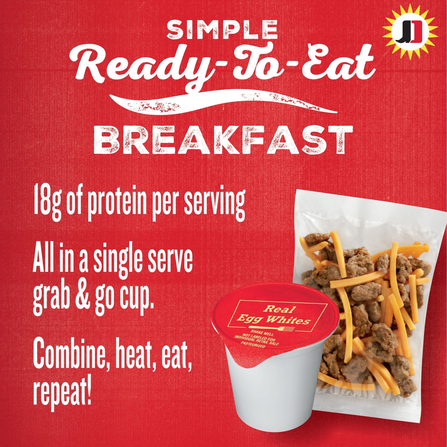 Jimmy Dean Simple Scrambles Turkey Sausage Quick Breakfast Cup, 5.35 oz