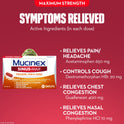 Mucinex Sinus Max Medicine, Pressure, Pain & Cough, 20 Caplets