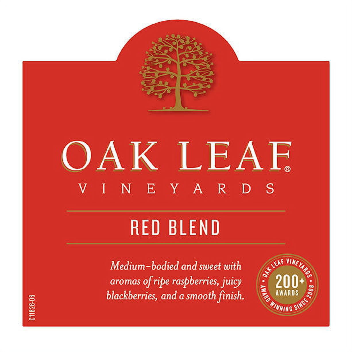 Oak Leaf Vineyards Red Blend Wine, 750 ml Glass, ABV 9.00%