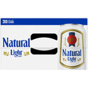 Natural Light Beer, 30 Pack Beer, 12 fl oz Cans, 4.2% ABV, Domestic