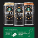 Starbucks Nitro Cold Brew Vanilla Sweet Cream Premium Coffee Drink, 9.6 oz Can