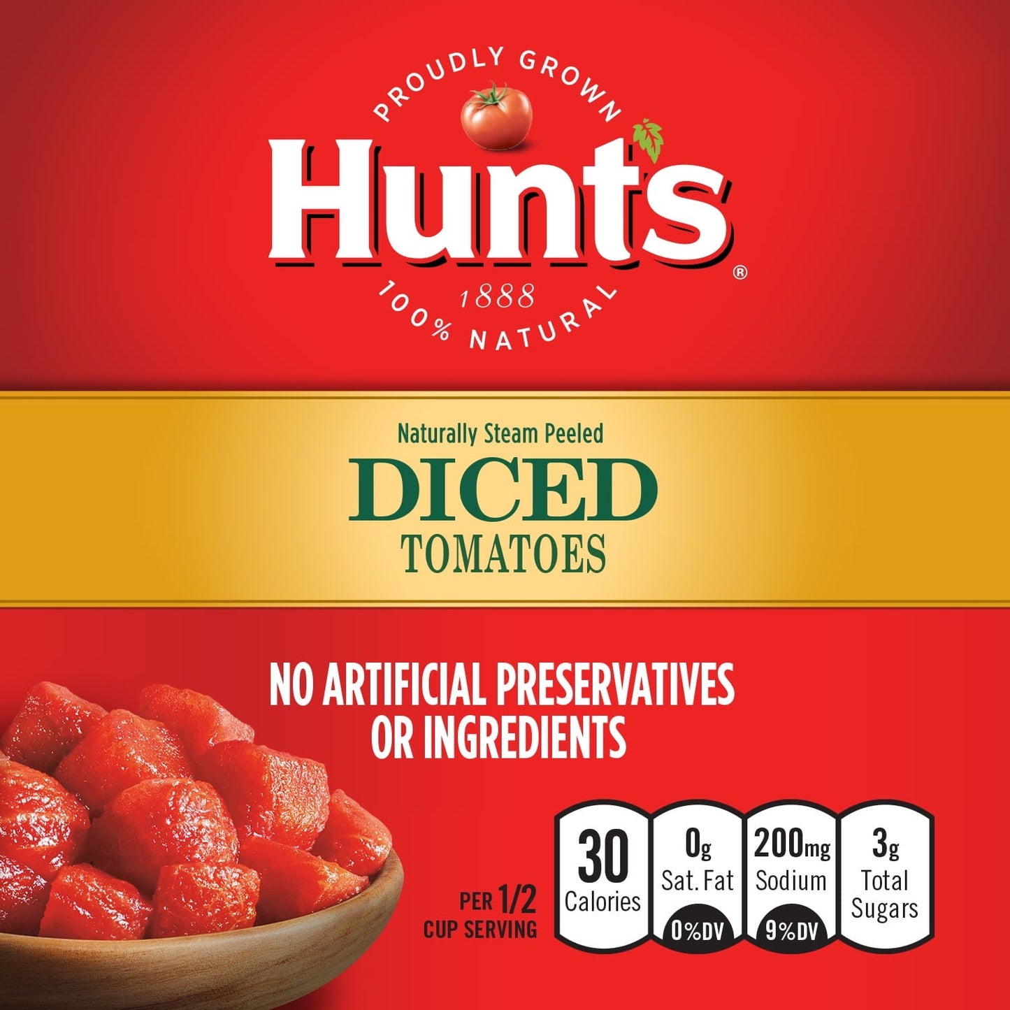 Hunt's Diced Tomatoes, 14.5 oz Can