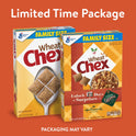 Wheat Chex Breakfast Cereal, Homemade Chex Mix Ingredient, Family Size, 19 OZ