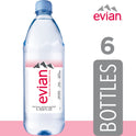 Evian Natural Spring Water, 33.8 Fl Oz, 6-Pack